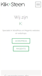 Mobile Screenshot of klikensteen.nl